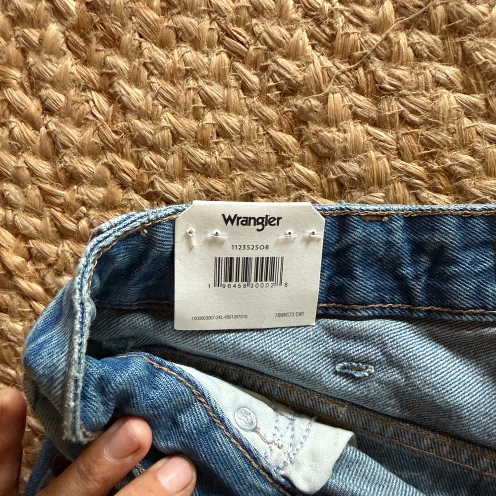 Wrangler Light Blue Denim Jean Shorts - Picture 9 of 9